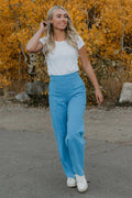 Isabelle Blue Comfy Pant - Life Clothing Co