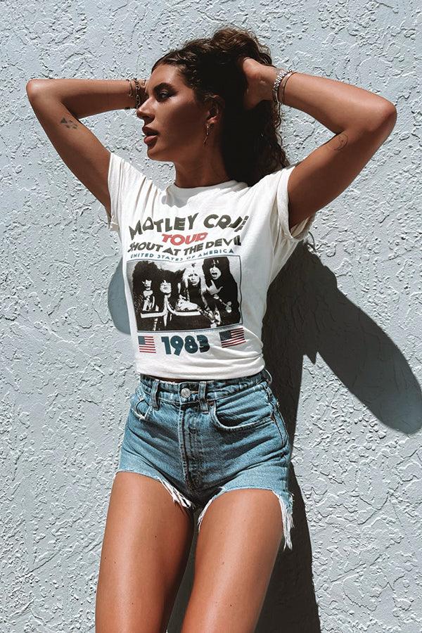 Motley Crue Devil Vintage Tee - Life Clothing Co