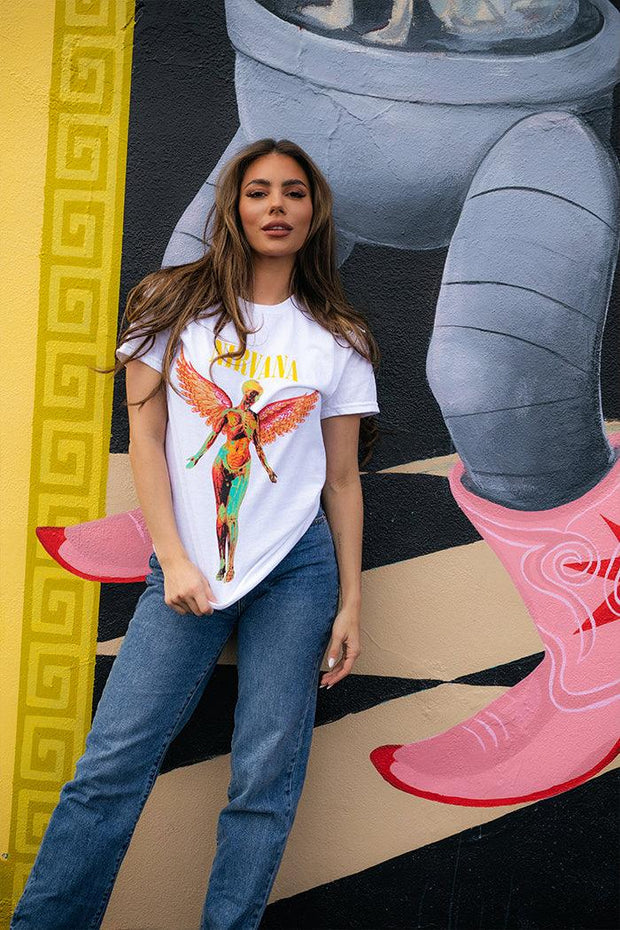 Nirvana In Utero Vintage Tee - Life Clothing Co