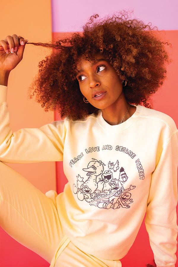 Peace Love and Sesame Sweater - Life Clothing Co