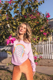 Pick Flowers Heather Sweater - Life Clothing Co