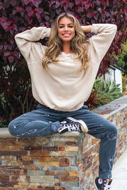 The Ivory Plush Crewneck - Life Clothing Co