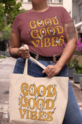 Good Vibes Curvy Vintage Tee - Life Clothing Co