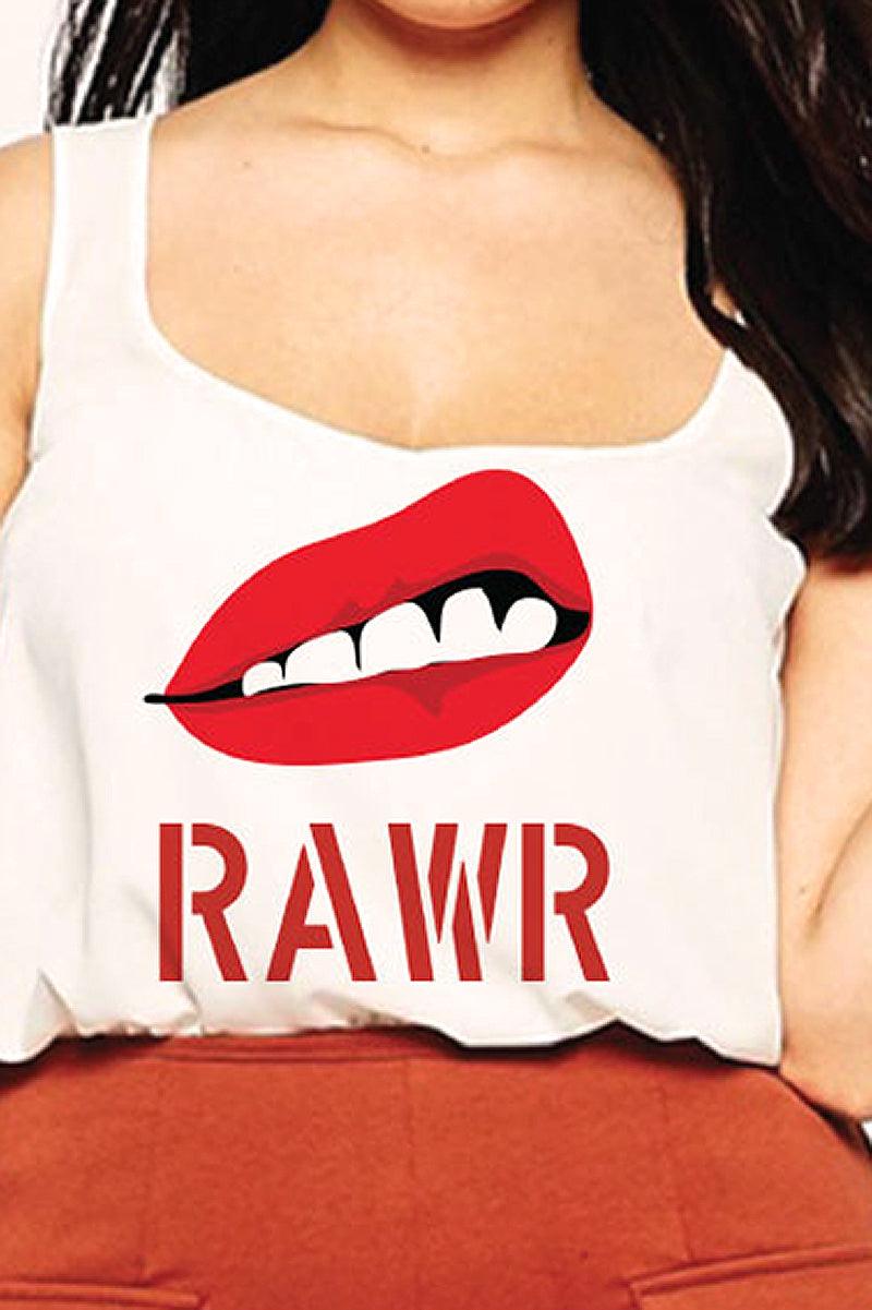 Rawr Racerback Tank - Life Clothing Co