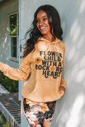 Rock N Roll Heart Vintage Hoodie - Life Clothing Co