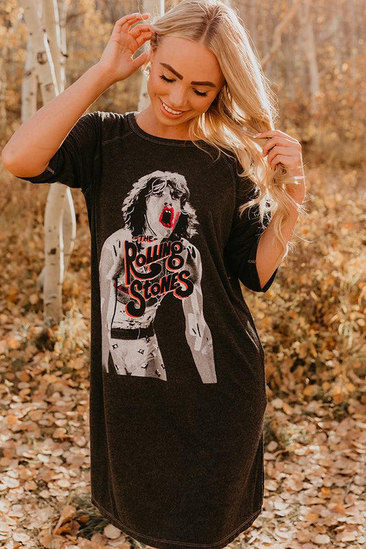 Rolling Stones Jagger Dress - Life Clothing Co