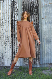 Saddle Hannah Dress - Life Clothing Co