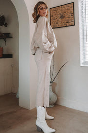 Smile Ivory Pants - Life Clothing Co