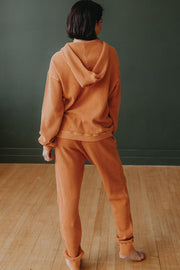 Waffle Orange Jogger Pants - Life Clothing Co