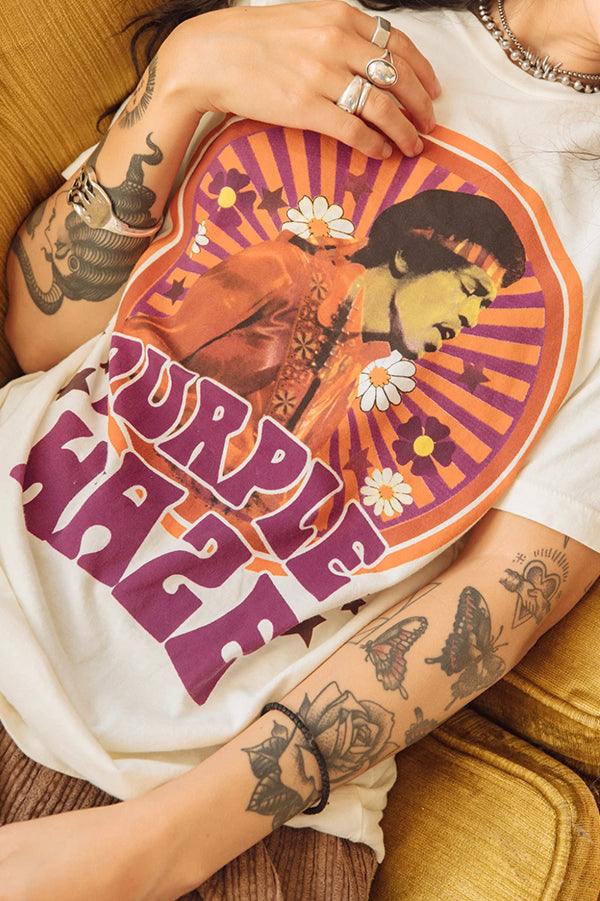 Jimi Hendrix Purple Haze Tee - Life Clothing Co