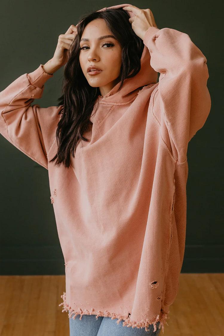 Clementine Pink Hoodie - Life Clothing Co