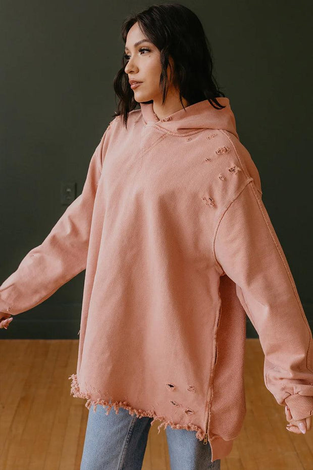 Clementine Pink Hoodie - Life Clothing Co